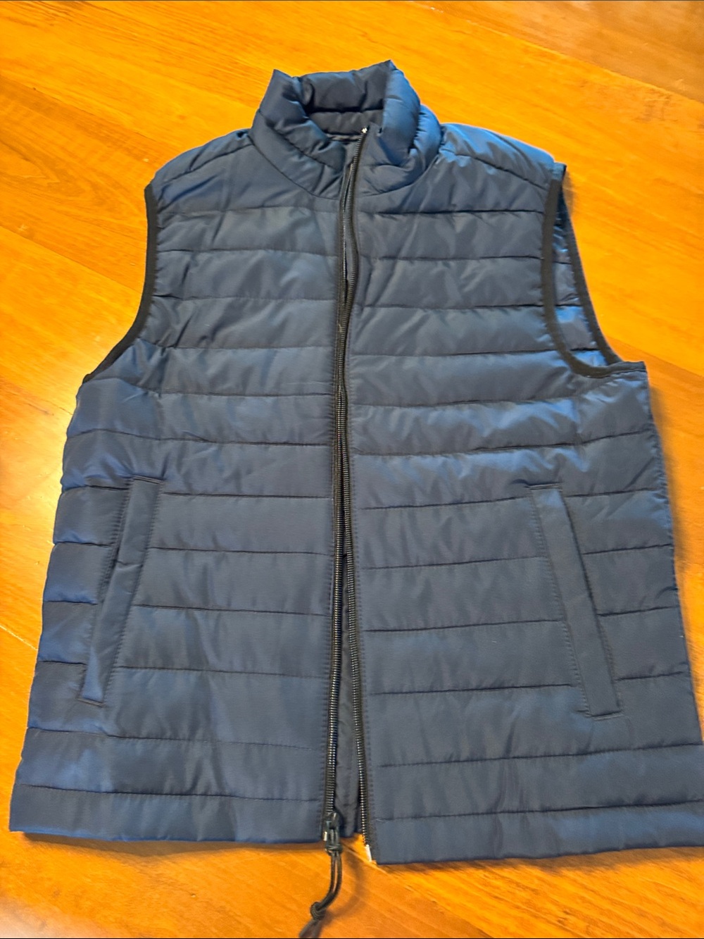 Aeropostale Men's Navy Quilted Puffer Vest